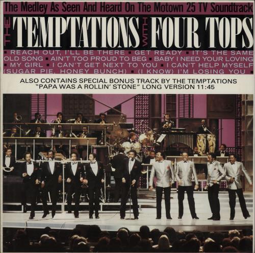 The Temptations Special Medley Live! 12" vinyl single (12 inch record / Maxi-single) UK TEM12SP756677