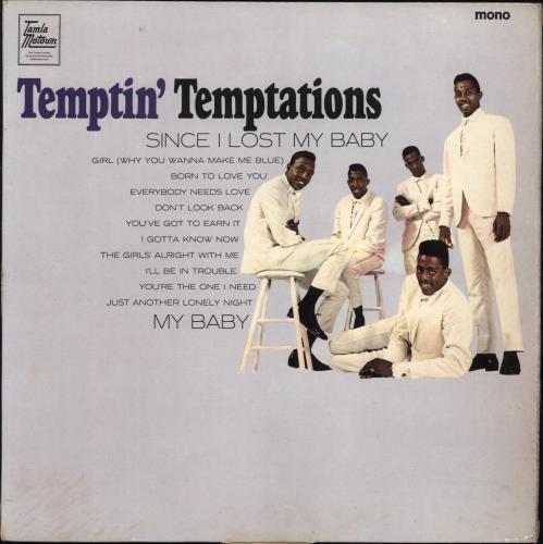 The Temptations Temptin' Temptations vinyl LP album (LP record) UK TEMLPTE768021