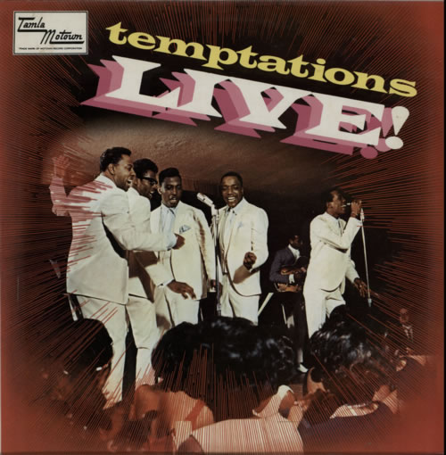 The Temptations The Temptations Live! - Factory Sample vinyl LP album (LP record) UK TEMLPTH599648