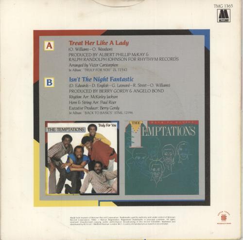 The Temptations Treat Her Like A Lady 7" vinyl single (7 inch record / 45) UK TEM07TR459709