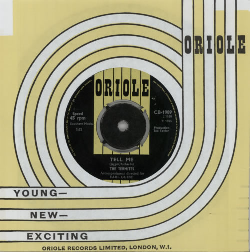 The Termites (60s) Tell Me 7" vinyl single (7 inch record / 45) UK T7M07TE617625