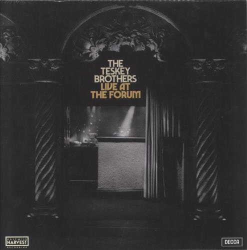The Teskey Brothers Live At The Forum - Blue Vinyl - Indie Exclusive Cover vinyl LP album (LP record) UK 1IHLPLI745478