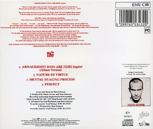 The The Armageddon Days Are Here CD single (CD5 / 5") UK THEC5AR27100