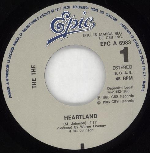The The Heartland 7" vinyl single (7 inch record / 45) Spanish THE07HE727484