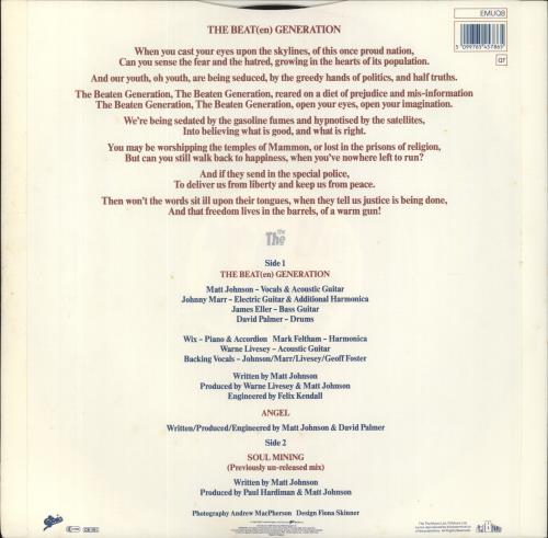 The The The Beat(en) Generation 12" vinyl single (12 inch record / Maxi-single) UK THE12TH187179