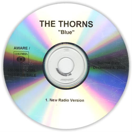 The Thorns Blue CD-R acetate US TERCRBL270797