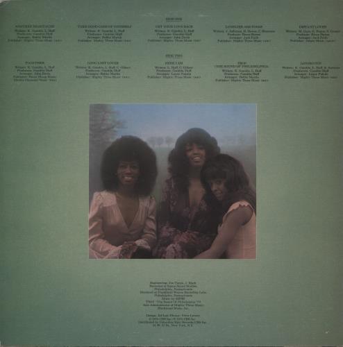 The Three Degrees International vinyl LP album (LP record) US TDGLPIN874969