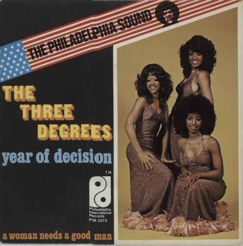 The Three Degrees Year Of Decision 7" vinyl single (7 inch record / 45) Belgian TDG07YE656925
