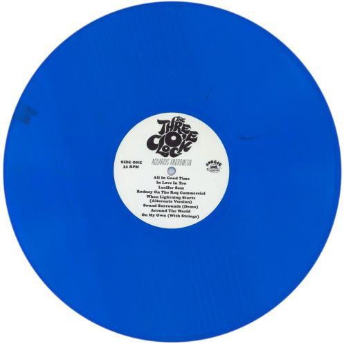 The Three O'Clock Aquarius Andromeda - Blue Vinyl vinyl LP album (LP record) US TIVLPAQ839828