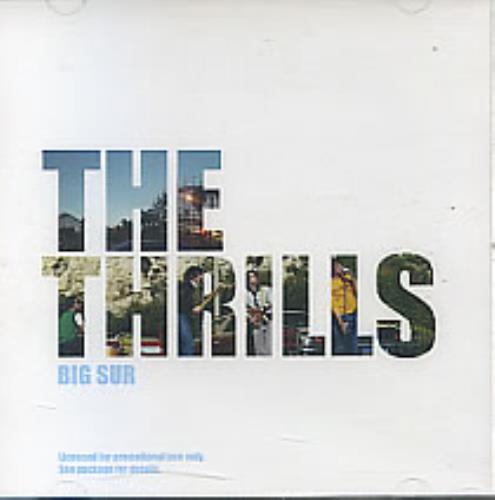 The Thrills Big Sur CD single (CD5 / 5") US RILC5BI283851