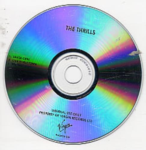 The Thrills Demo's - 5 Track CD-R acetate UK RILCRDE254859
