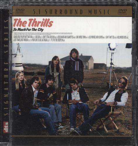 The Thrills So Much For The City DVD-Audio disc UK RILADSO313147