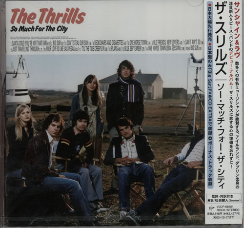 The Thrills So Much For The City CD album (CDLP) Japanese RILCDSO322287