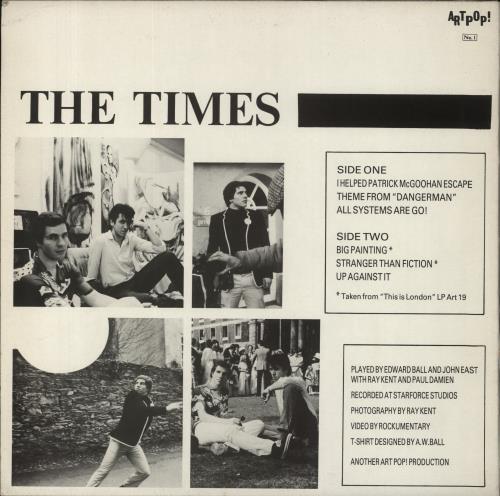 The Times I Helped Patrick McGoohan Escape 12" vinyl single (12 inch record / Maxi-single) UK TTM12IH839803