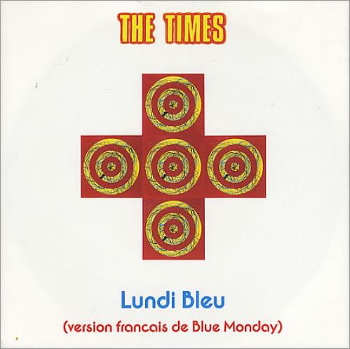 The Times Lundi Bleu 7" vinyl single (7 inch record / 45) UK TTM07LU294044