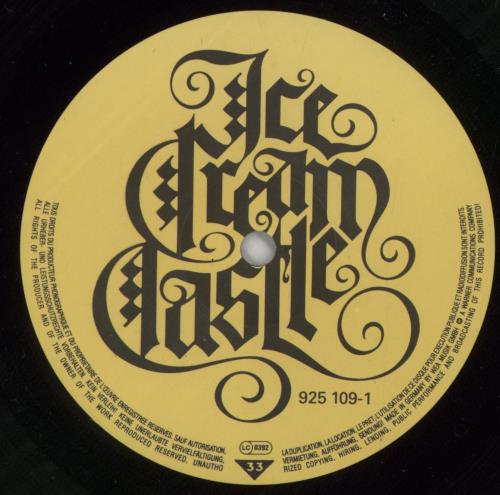 The Time Ice Cream Castle vinyl LP album (LP record) US TMELPIC226487