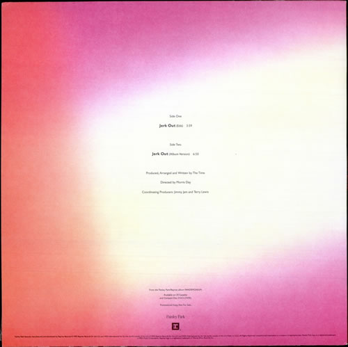 The Time Jerk Out 12" vinyl single (12 inch record / Maxi-single) US TME12JE519685