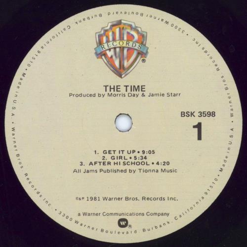 The Time The Time vinyl LP album (LP record) US TMELPTH771660