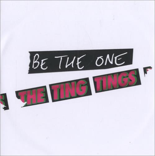 The Ting Tings Be The One - 5-track CD-R acetate UK T2TCRBE446316