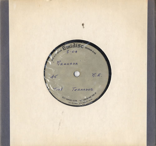 The Tornados Granada acetate UK TDOATGR576323
