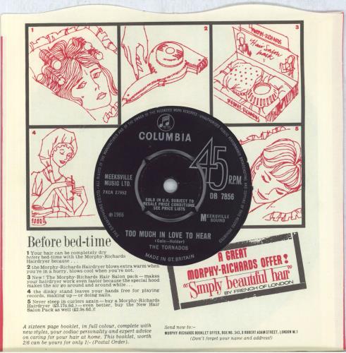 The Tornados Pop-Art Goes Mozart 7" vinyl single (7 inch record / 45) UK TDO07PO821220