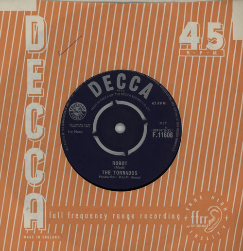 The Tornados Robot 7" vinyl single (7 inch record / 45) UK TDO07RO571087