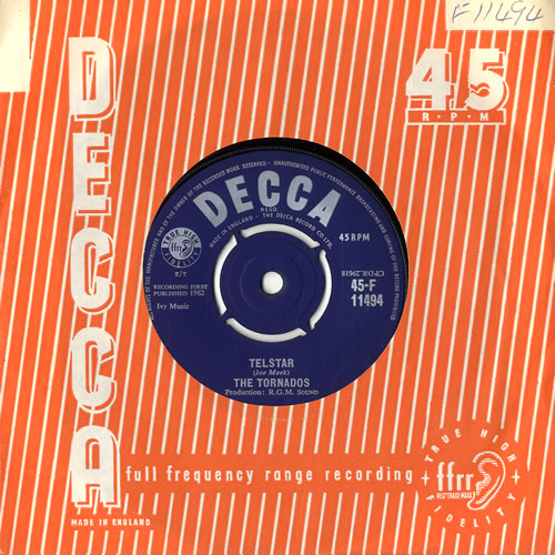 The Tornados Telstar 7" vinyl single (7 inch record / 45) UK TDO07TE272851