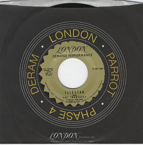 The Tornados Telstar 7" vinyl single (7 inch record / 45) US TDO07TE336178