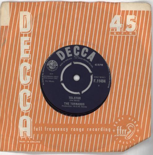 The Tornados Telstar 7" vinyl single (7 inch record / 45) UK TDO07TE707623