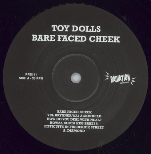 The Toy Dolls (70s) Bare Faced Cheek vinyl LP album (LP record) Italian TYDLPBA826305