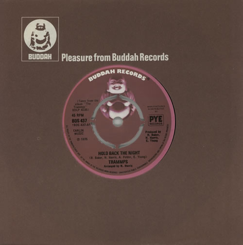 The Trammps Hold Back The Night - 4-Prong 7" vinyl single (7 inch record / 45) UK PMM07HO458953