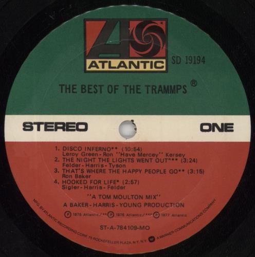 The Trammps The Best Of The Trammps vinyl LP album (LP record) US PMMLPTH849459