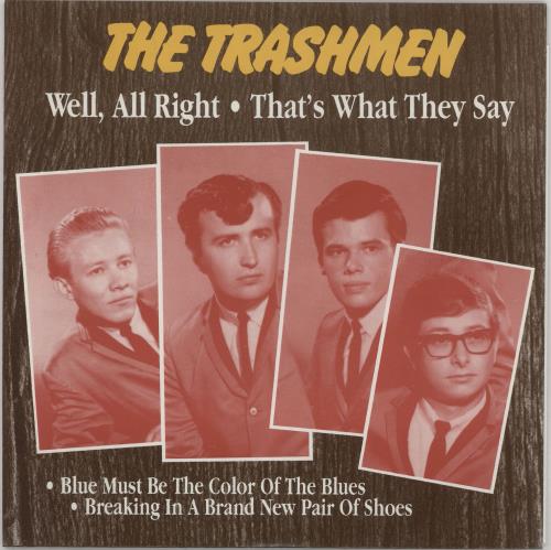 The Trashmen Well, All Right 7" vinyl single (7 inch record / 45) US TSM07WE763895