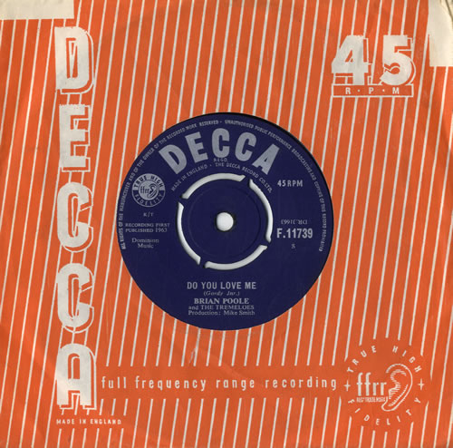 The Tremeloes Do You Love Me 7" vinyl single (7 inch record / 45) UK TRE07DO547097