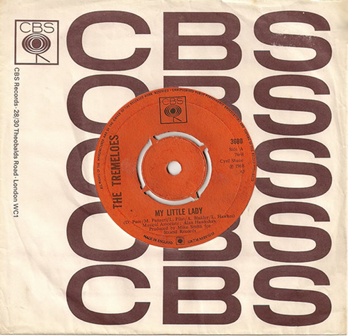 The Tremeloes My Little Lady 7" vinyl single (7 inch record / 45) UK TRE07MY592927