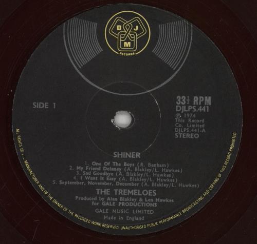 The Tremeloes Shiner vinyl LP album (LP record) UK TRELPSH862509