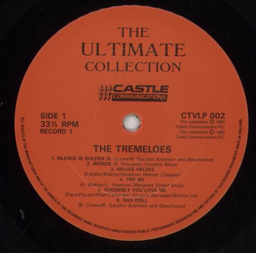The Tremeloes The Ultimate Collection 2-LP vinyl record set (Double LP Album) UK TRE2LTH703403