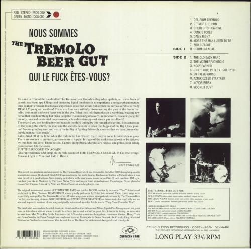 The Tremolo Beer Gut Nous Sommes The Tremolo Beer Gut Qui Le Fuck �tes-Vous? vinyl LP album (LP record) Danish 6QTLPNO826911