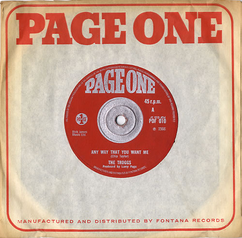 The Troggs Any Way That You Want Me - Solid [A] 7" vinyl single (7 inch record / 45) UK TRG07AN611874