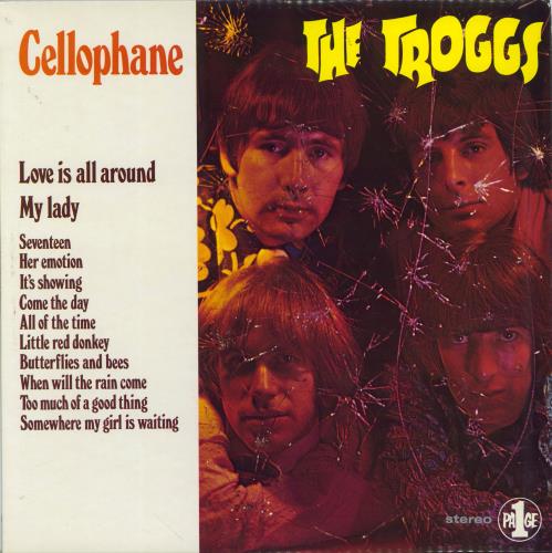 The Troggs Cellophane - 1st - Stereo vinyl LP album (LP record) UK TRGLPCE773412