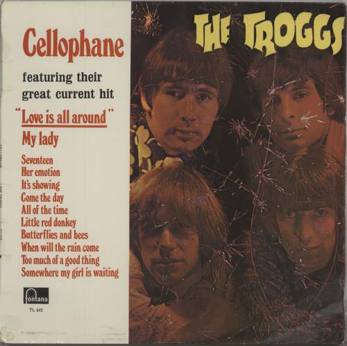 The Troggs Cellophane - 1st vinyl LP album (LP record) South African TRGLPCE606723