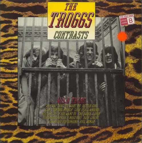 The Troggs Contrasts vinyl LP album (LP record) UK TRGLPCO188692