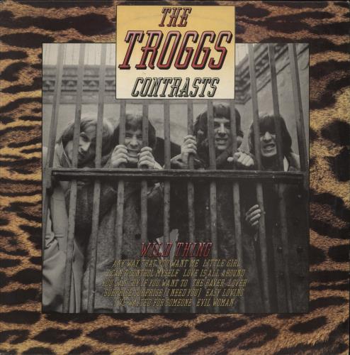 The Troggs Contrasts vinyl LP album (LP record) UK TRGLPCO871988
