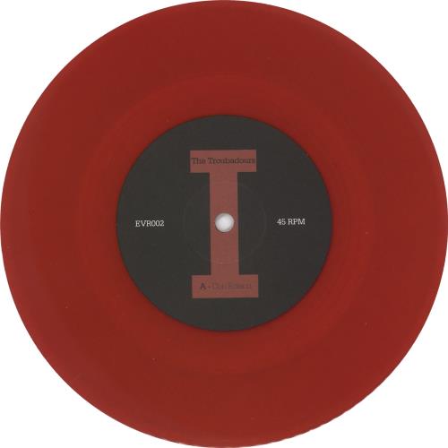 The TrouBaDours Con Edison - Red vinyl 7" vinyl single (7 inch record / 45) UK T5Z07CO717413