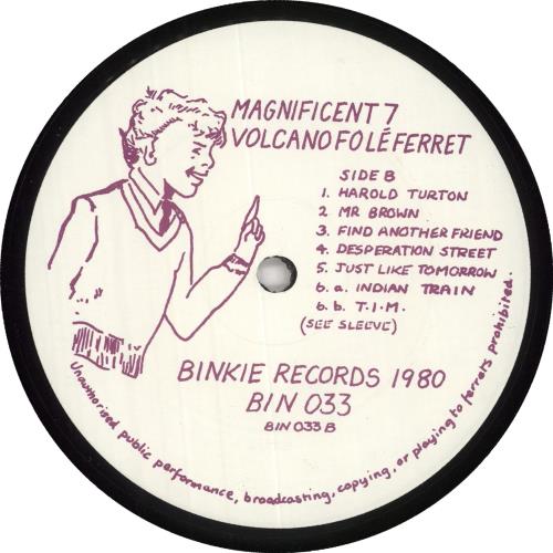 The Trudy Volcano Fo Le Ferret vinyl LP album (LP record) UK 0N0LPVO735030