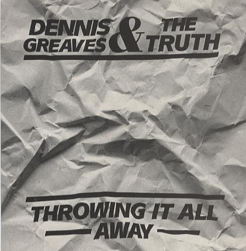 The Truth (80s) Throwing It All Away 7" vinyl single (7 inch record / 45) UK UTH07TH340957