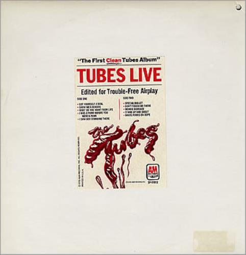 The Tubes The First Clean Tubes Album vinyl LP album (LP record) US TBELPTH350632