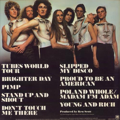 The Tubes Young And Rich + Insert vinyl LP album (LP record) UK TBELPYO793772