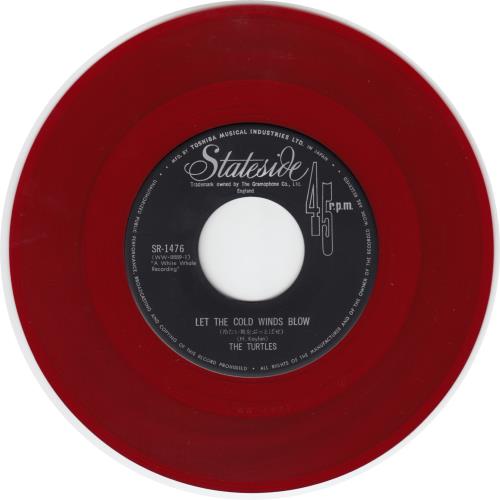 The Turtles Let The Cold Winds Blow 7" vinyl single (7 inch record / 45) Japanese TTL07LE655763
