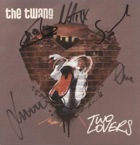 The Twang Two Lovers - Autographed 7" vinyl single (7 inch record / 45) UK TW407TW577206